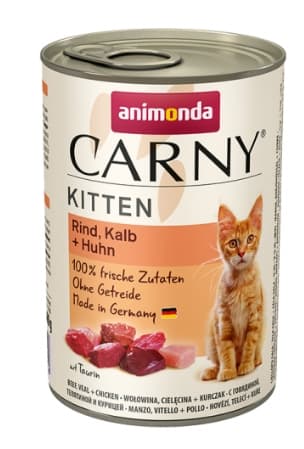 Консервы для котят Animonda CARNY Kitten (телятина, курица)