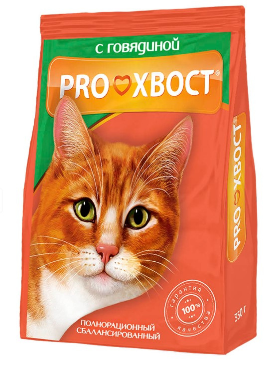 Сухой корм для кошек PROхвост Adult (говядина)