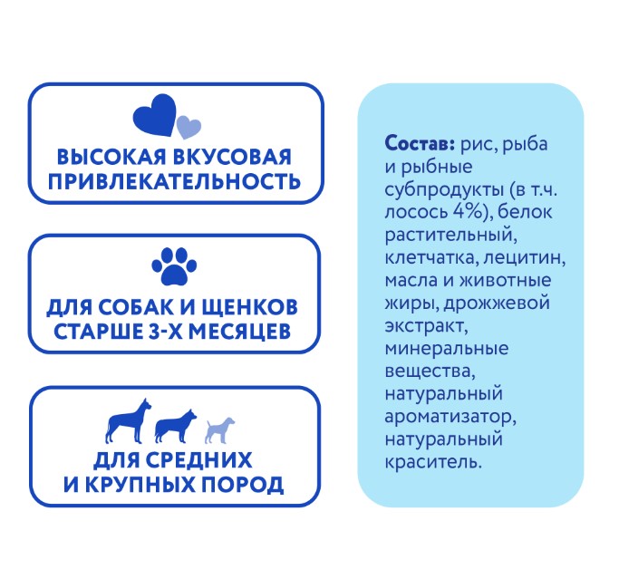 Лакомство Мнямс DENTAL для собак "Зубной снек" с лососем