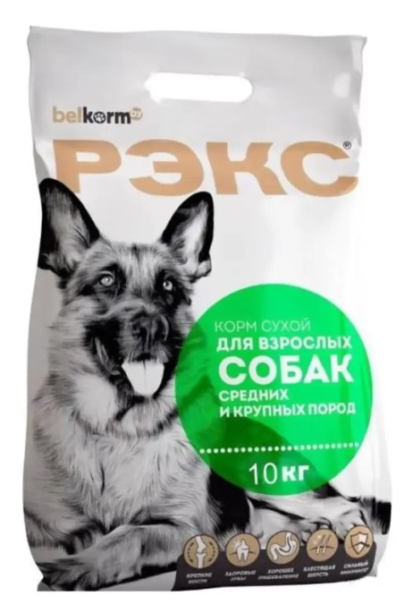 Каталог Сухой корм для собак средних и крупных пород РЭКС Large & Medium Adult для собак