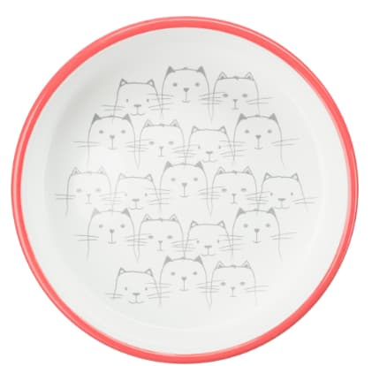 Миска "TRIXIE" для плоскомордых кошек 0.3 л/15 см (24771)