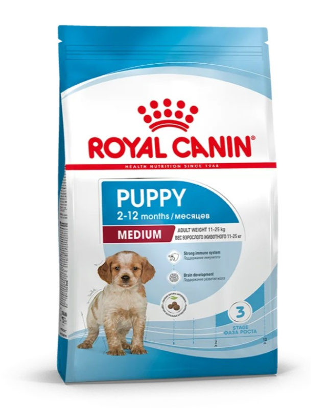 Каталог Сухой корм для щенков Royal Canin Medium Puppy для собак