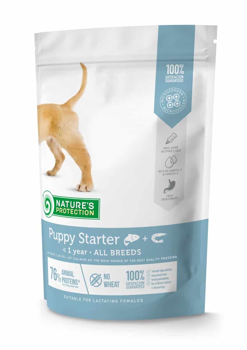 Питание для щенка Сухой корм для щенков Nature's Protection PUPPY STARTER