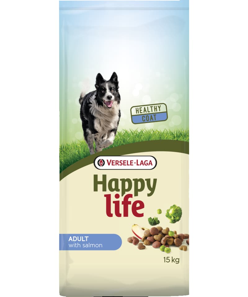 Каталог Сухой корм для собак Happy Life (лосось) для собак
