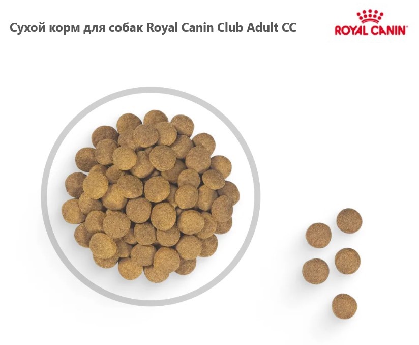 Еда для собак Сухой корм для собак Royal Canin Club Adult CC