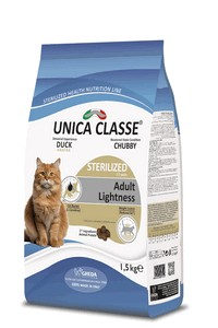 Сухой корм для кошек Unica Classe Adult Sterilized Lightness (Утка)
