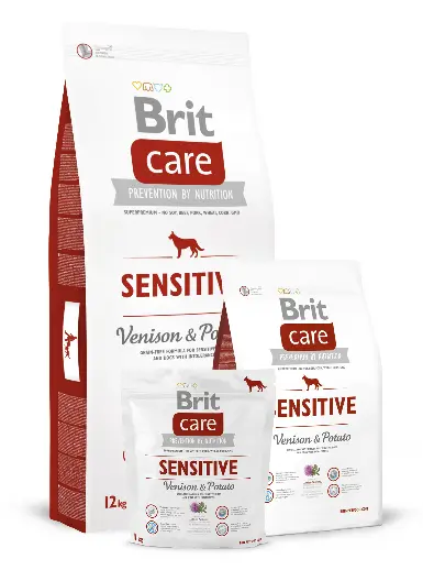 Каталог Сухой корм для собак Brit Care Sensitive Venison & Potato для собак