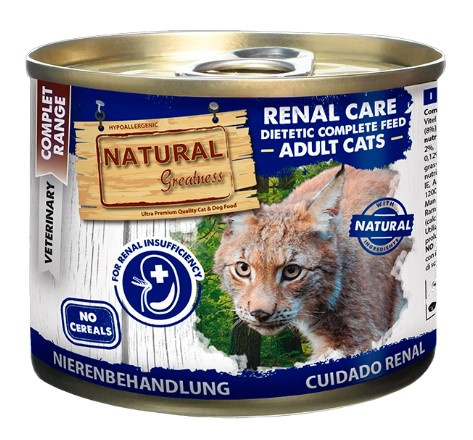 Консервы для кошек Natural Greatness RENAL OXALATE Vet Diet Adult (курица, говядина)