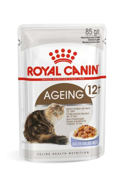 Консервированный корм для кошек Royal Canin Ageing +12 в желе