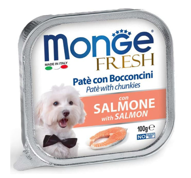 Паштет для собак Monge Fresh Dog Adult (лосось)