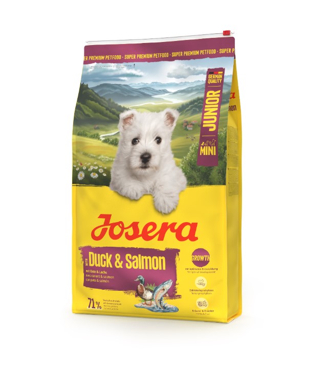 Каталог Сухой корм для щенков мини пород Josera Mini Junior with Duck&Salmon для собак