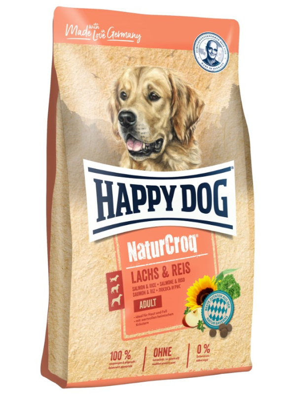 Каталог Сухой корм для собак HAPPY DOG NaturCroq Lachs & Reis для собак