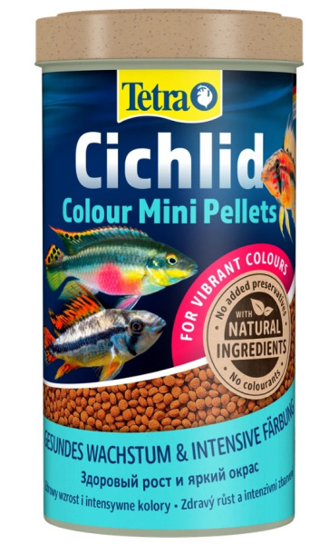 Корм для аквариумных рыбок Tetra Cichlid Colour Mini