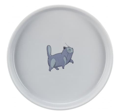 Миска керамическая для кошек с изображением "TRIXIE" 0.6 л/диам.23 см (24802)