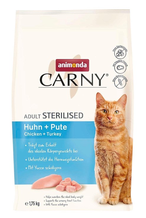 Сухой корм для кошек Animonda Carny Adult Sterilised (курица, индейка)