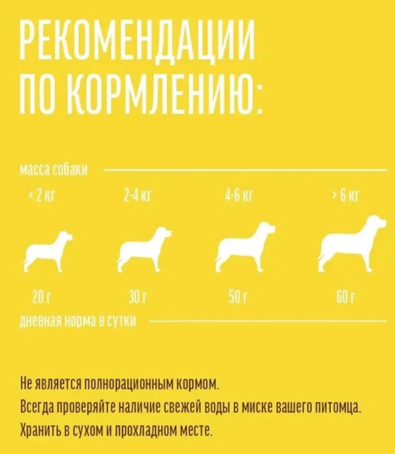 Лакомство для собак Деревенские лакомства СУПЕРФУД (кролик, семена тыквы)