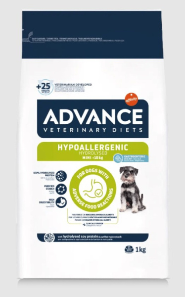 Сухой корм для собак Advance Veterinary Diets Hypoallergenic Dog Mini