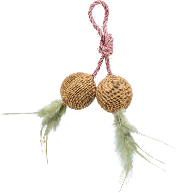 Игрушка для кошки TRIXIE Balls on a Rope