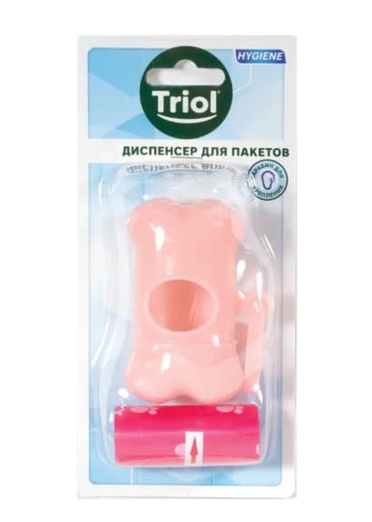 Контейнер + 1 рулон гигиенических пакетов TRIOL