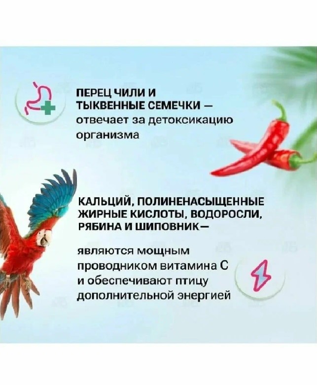 Корм для крупных попугаев RIO