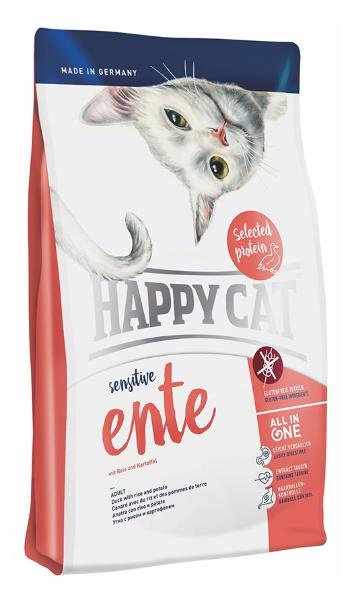 Сухой корм для кошек Happy Cat Sensitive (утка)