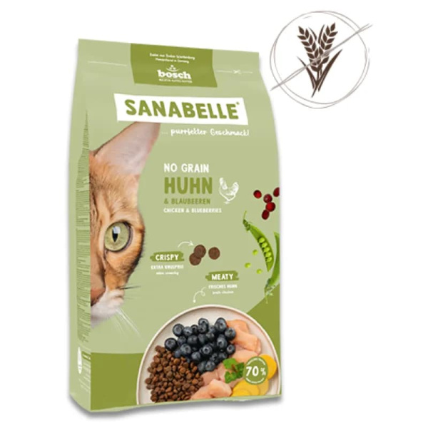 Сухой корм для кошек Bosch Sanabelle No Grain (беззерновой) для кошек с чувствительным пищеварением