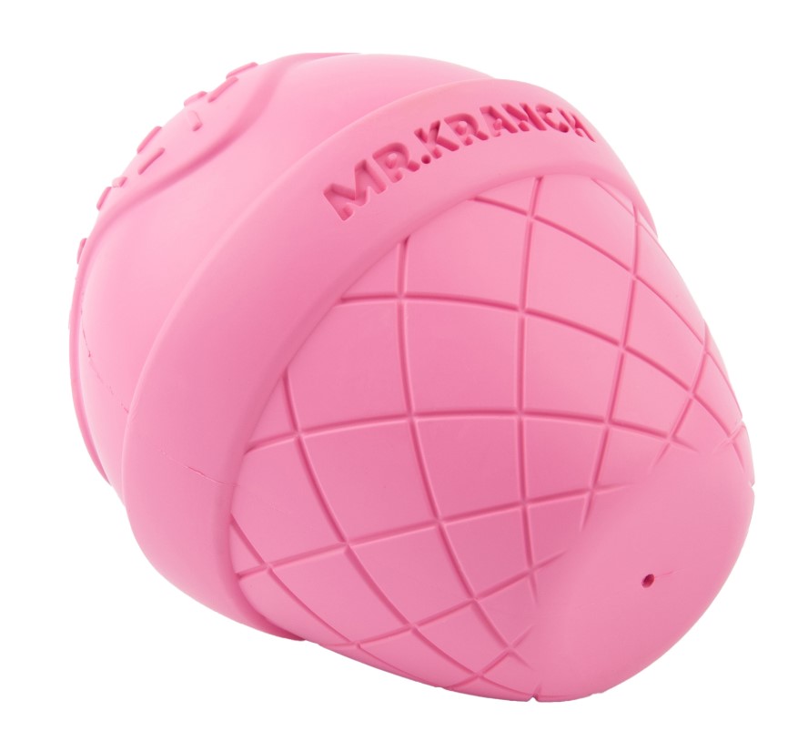 Игрушка для собак Mr.Kranch Мороженое розовая с ароматом бекона