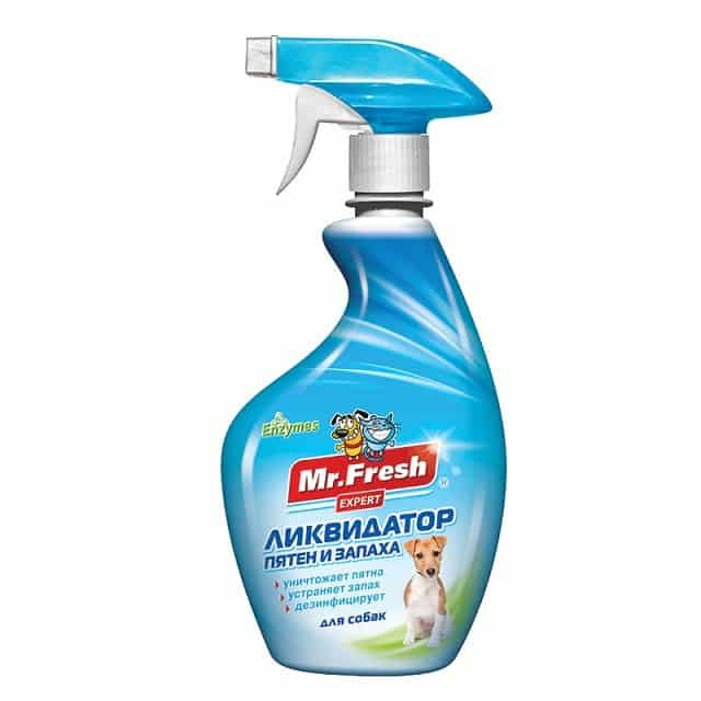 Ликвидатор пятен и запаха для собак 3в1 Mr.Fresh (спрей)