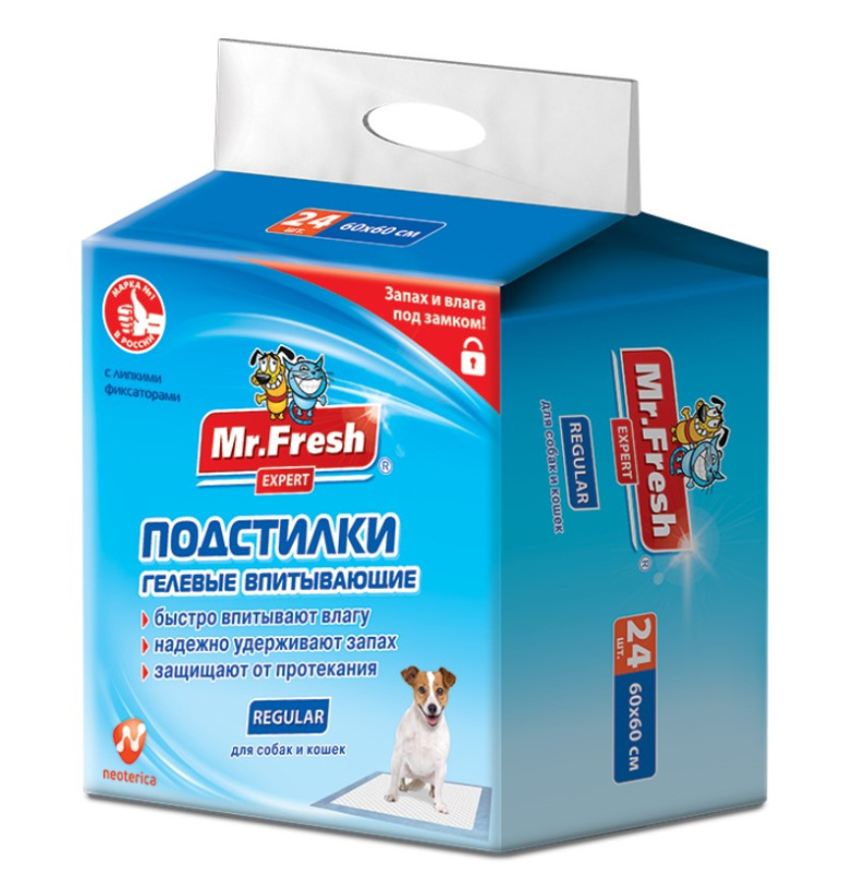 Пеленки для собак Mr.Fresh Regular