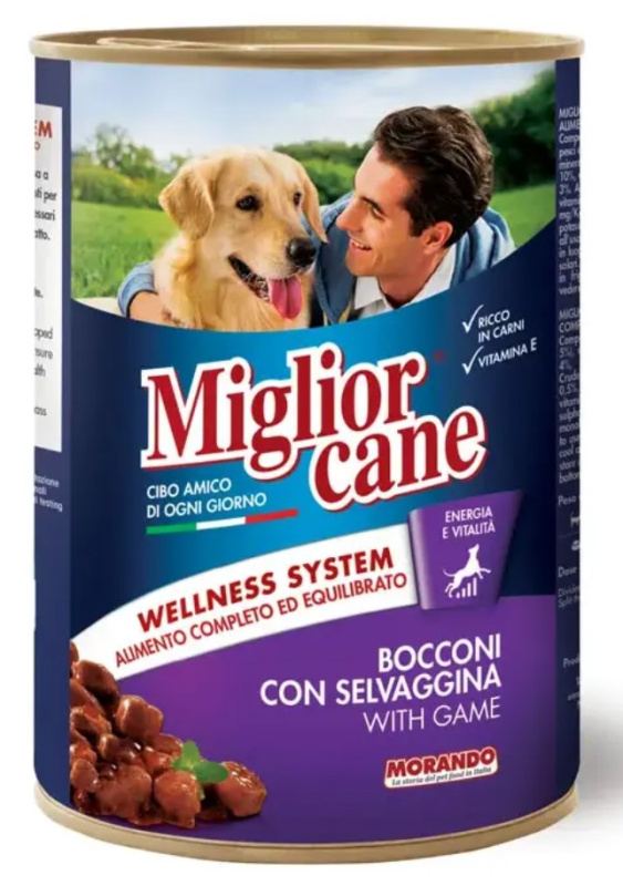 Консервы для собак Miglior Cane Adult Dog (дичь)