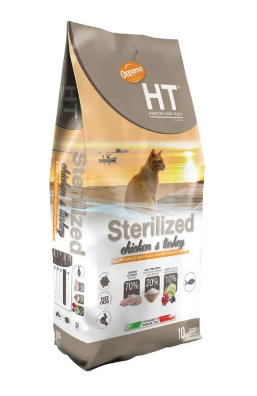 Сухой корм для кошек Cennamo HTC Sterilized Adult Cat (курица, индейка)