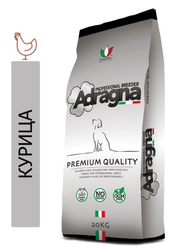 Каталог Сухой корм для собак Adragna Professional Breeder Active (курица) для собак