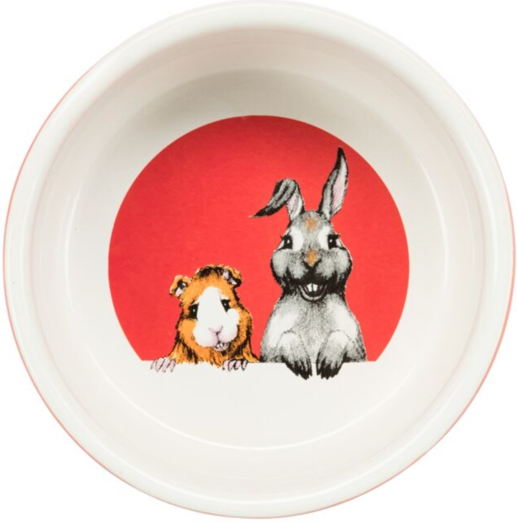 TRIXIE Миска для грызунов Honey & Hopper, 11 см