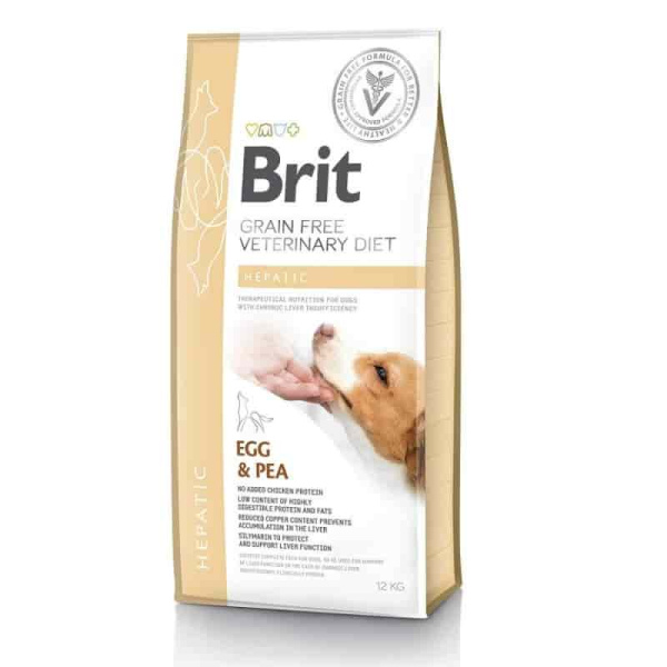 Каталог Сухой корм для собак Brit VDD Hepatic Egg & Pea 2 кг (528165) для собак