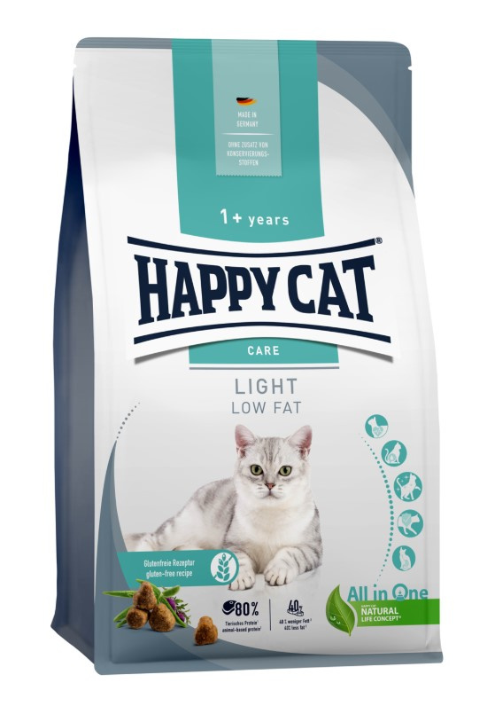 Сухой корм для кошек Happy Cat Sensitive Light (домашняя птица)