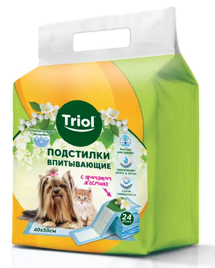 Подстилки для собак с ароматом жасмина TRIOL