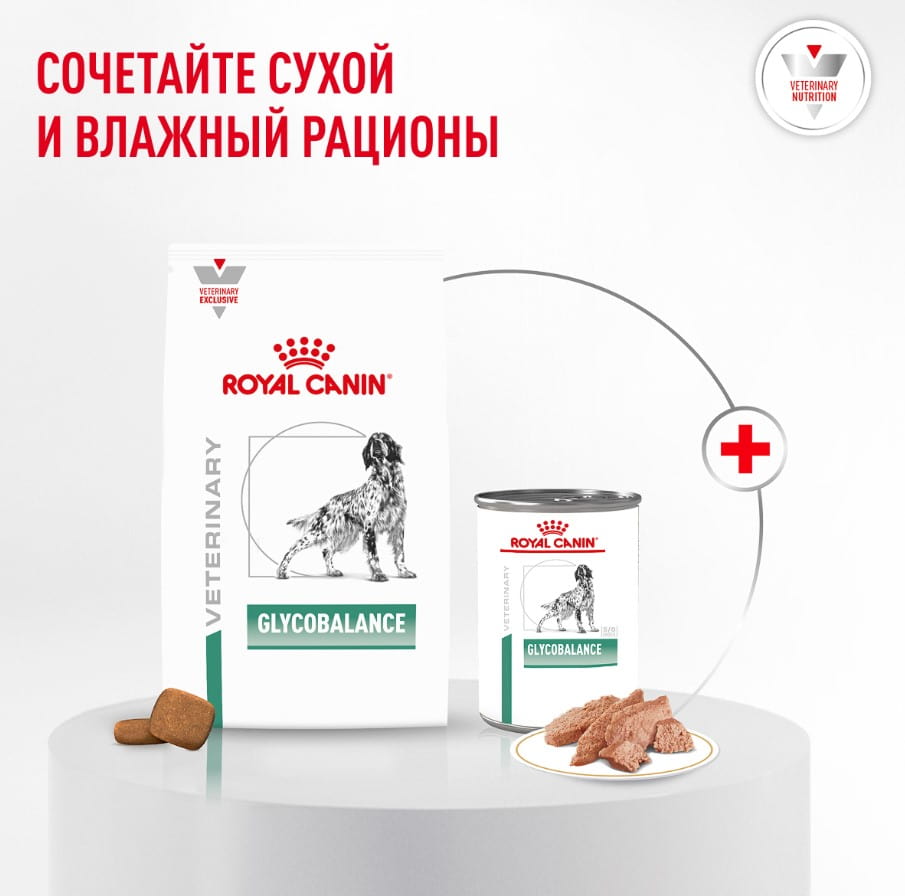 Влажный корм для собак при диабете Royal Canin Glycobalance Dog