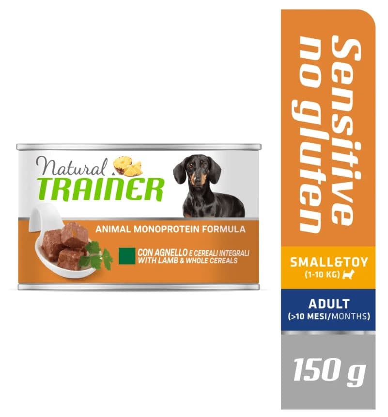 Влажная еда для собак мелких пород Trainer Natural Sensitive Small&Toy Adult (ягненок)