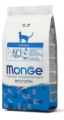 Сухой корм для кошек Monge Cat Urinary (курица)