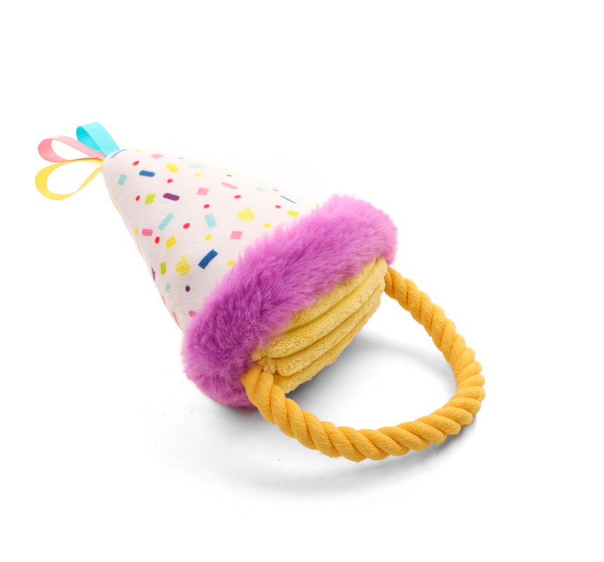 Triol Игрушка мягкая для собак "Праздник" серия, Party time