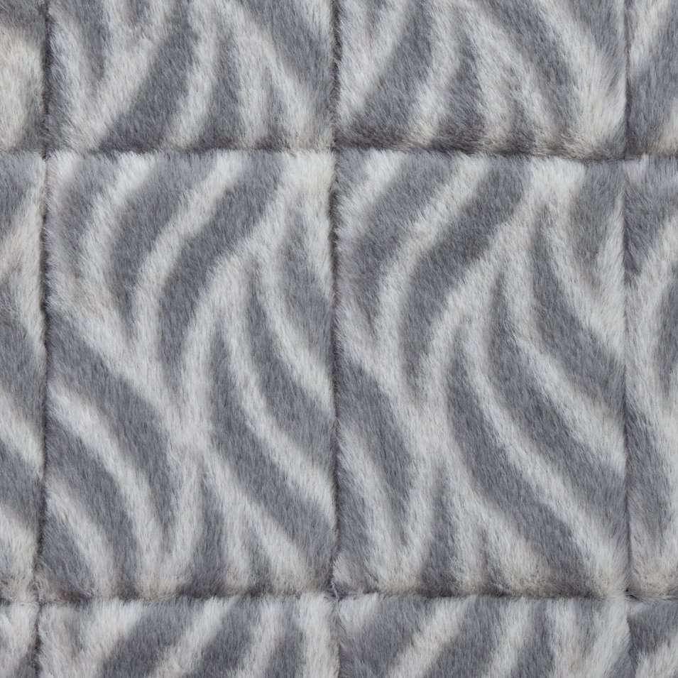 Лежанка MidWest Deluxe Wave Bed для собак и кошек меховая (серая)
