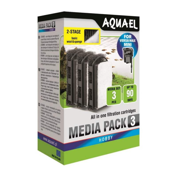 Наполнитель FZN MINI CARBON MEDIA PACK 3 шт