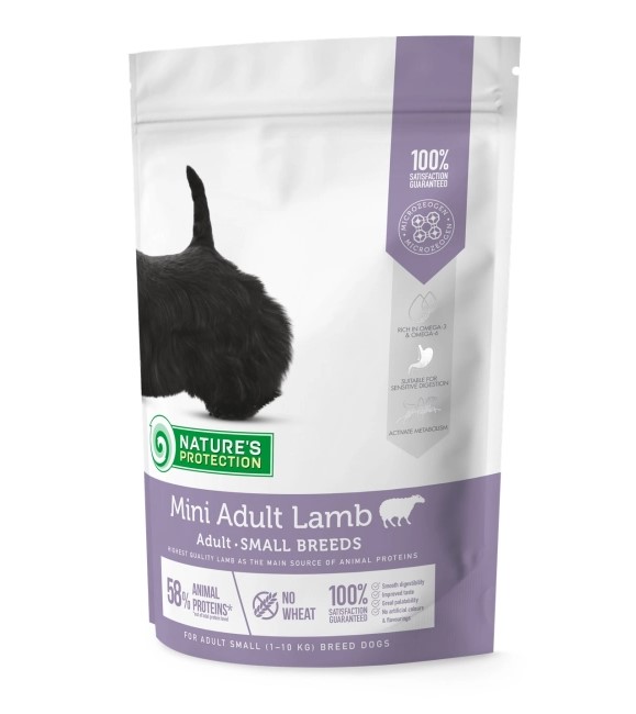 Сухой корм для собак Nature's Protection MINI ADULT LAMB (ягненок)