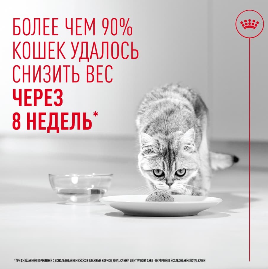 Влажный корм для кошек Royal Canin Light Weight Care AirLift мусс