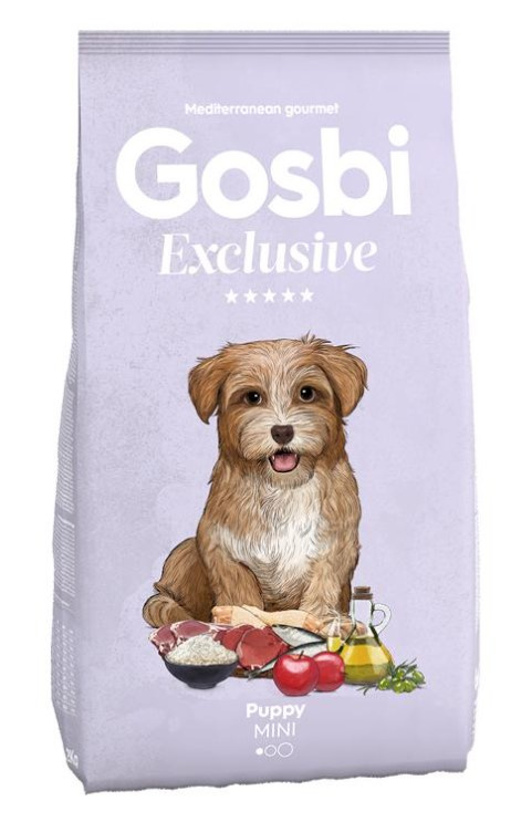 Каталог Сухой корм для щенков мелких пород Gosbi Exclusive Puppy Mini (курица) для собак