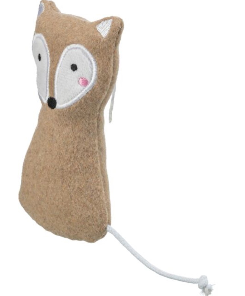 TRIXIE Игрушка для крупных кошек Лисица, 13 см