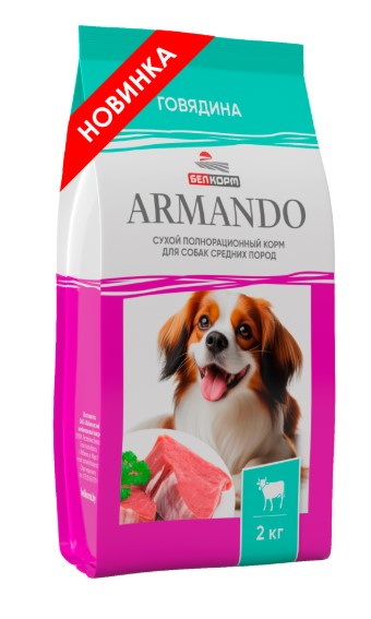 Каталог Сухой корм для собак средних пород ARMANDO Medium Adult (говядина) для собак