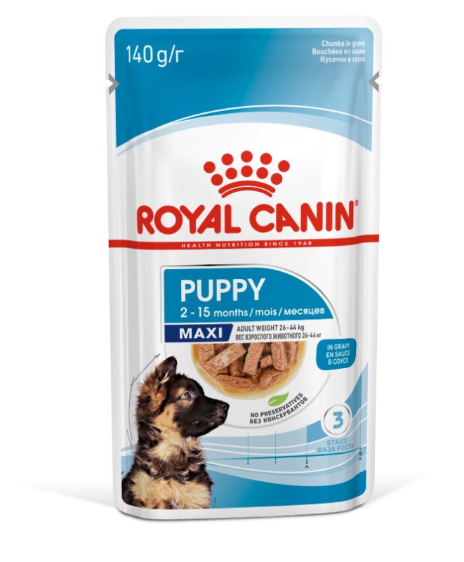 Влажный корм для щенков Royal Canin Maxi Puppy (соус)