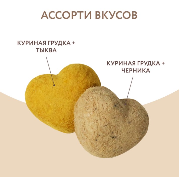 Лакомство Мнямс для собак и щенков с 4 месяцев "Фросты" из курицы