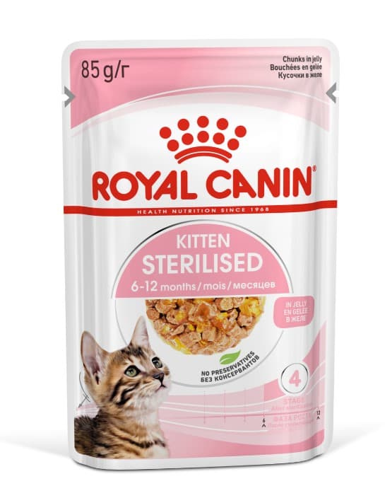 Влажный корм для котят Royal Canin Kitten Sterilized (в желе)